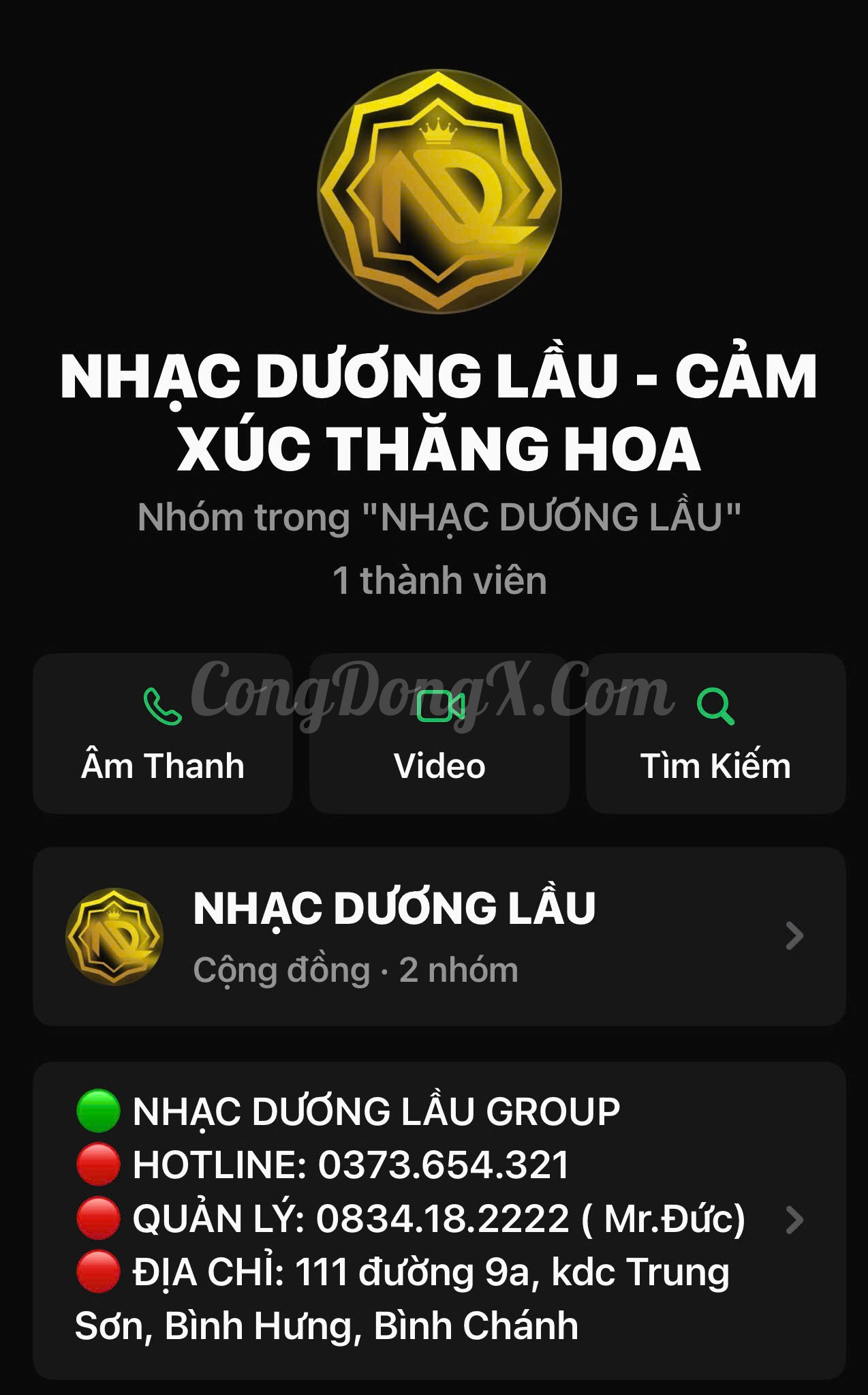 Nhóm chat Nhạc Dương Lầu - cập nhật chương trình ưu đãi hàng ngày